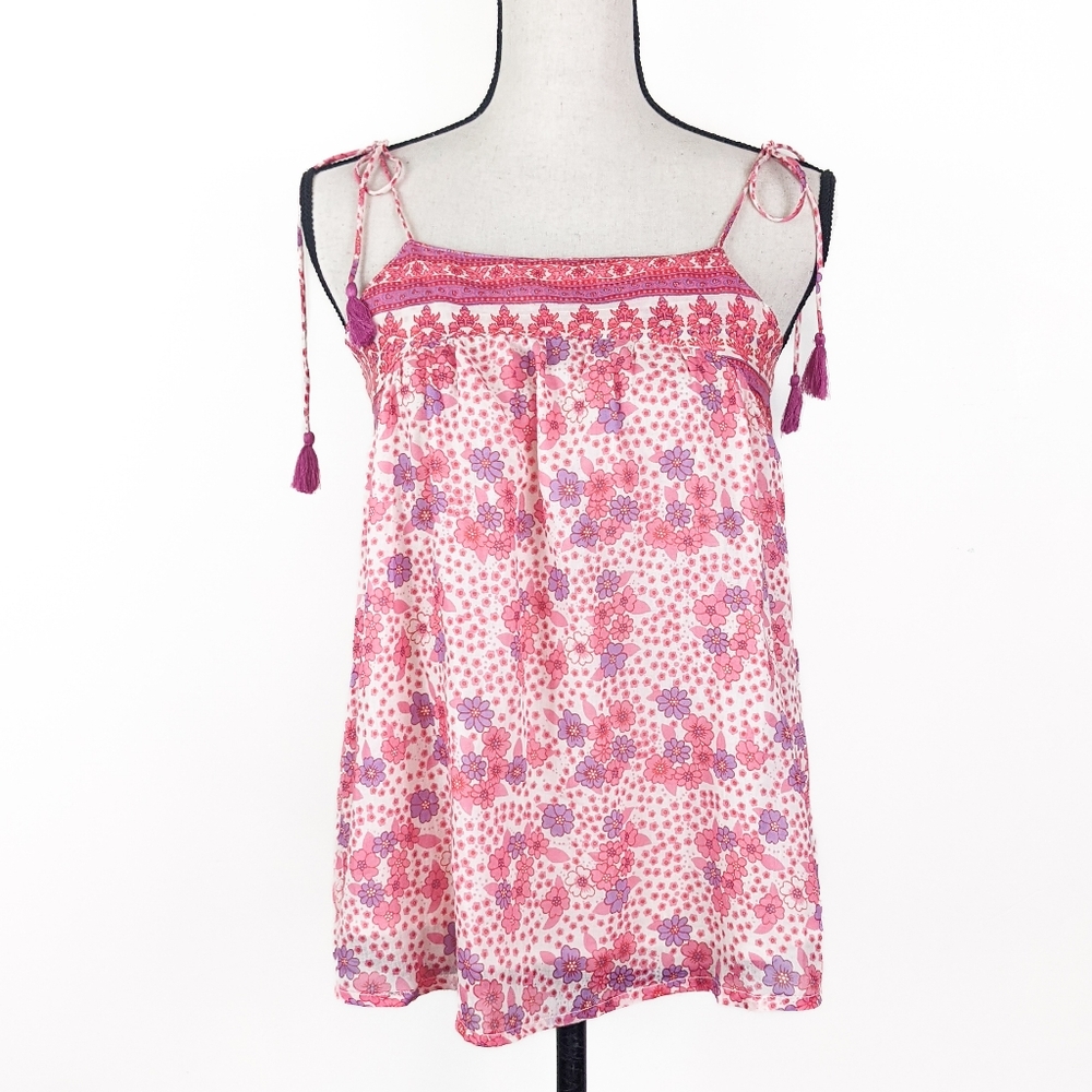 🦋LAST🦋 NWT Blue Boheme Bilotis Cotton Cami Top